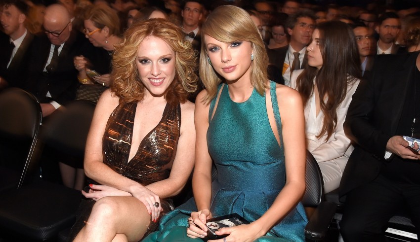 Taylor swift and taylor swift at the grammy awards.
