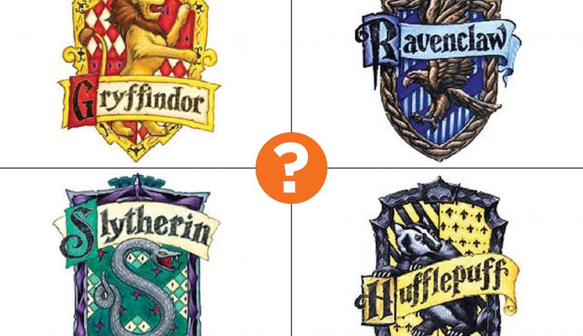 Harry potter house logos.