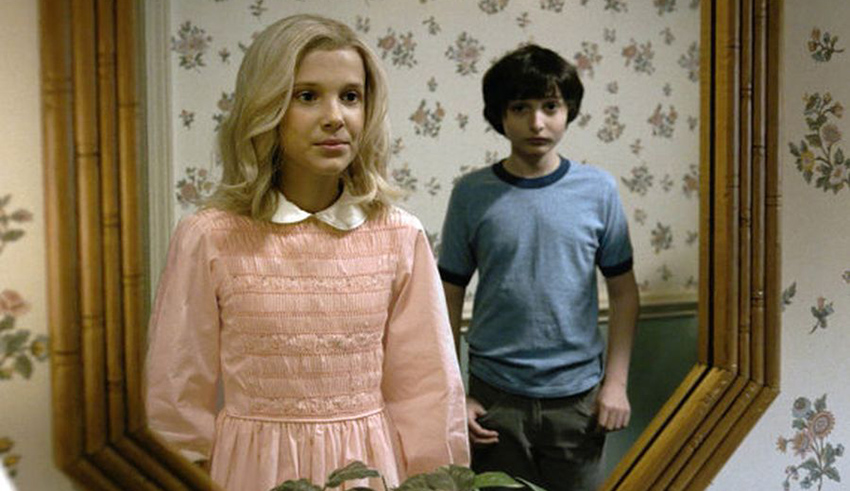 Whose pink dress did Eleven wear in the first season? 1