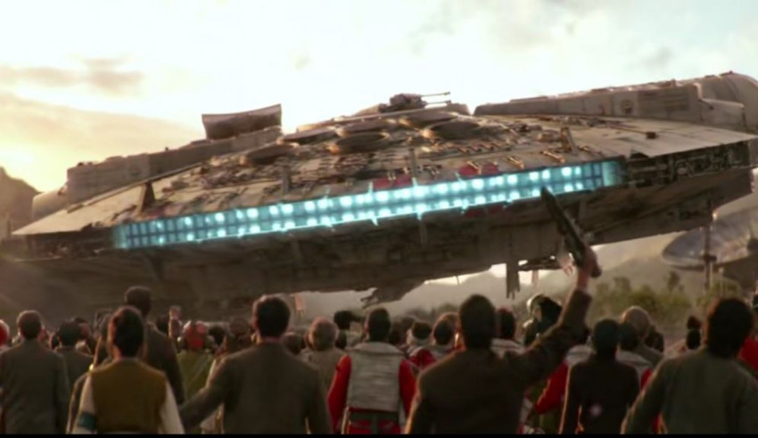 Star wars the force awakens - millennium falcon.