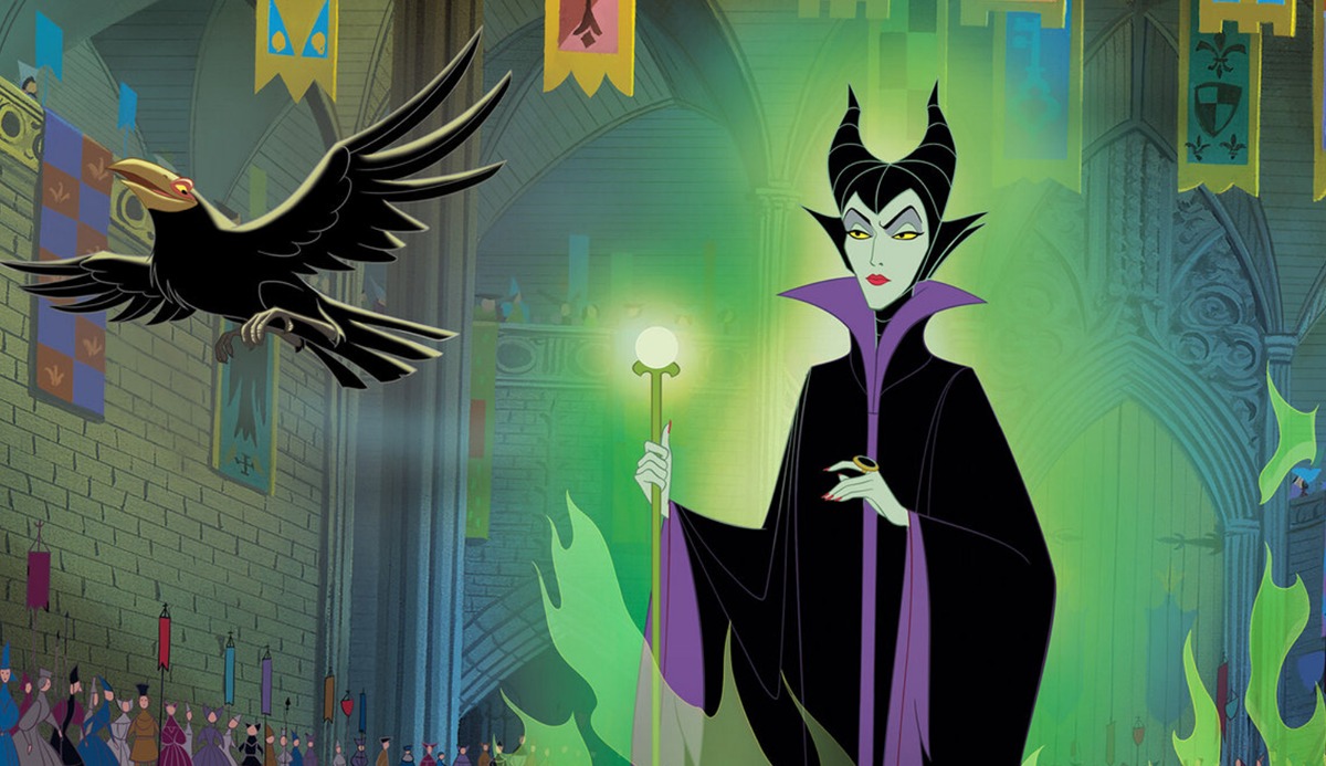 Do you know the name of Maleficent's pet raven in Sleeping Beauty? 1