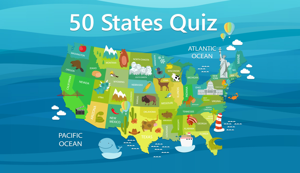 usa map with capitals quiz