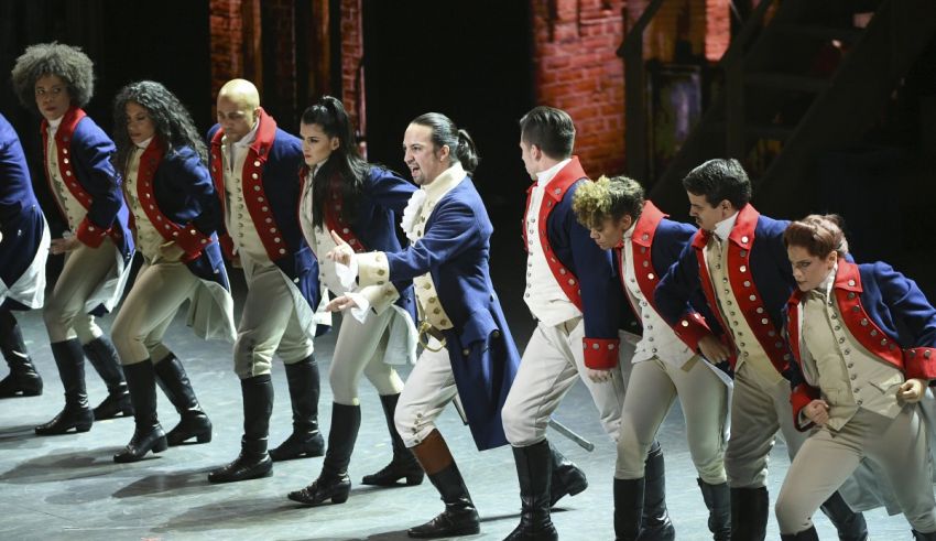 The cast of hamilton's philadelphia.