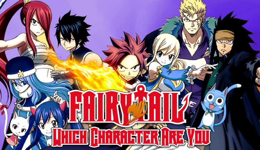 fairy tail manga characters