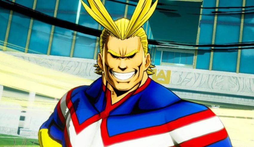 A character in a video game wearing a yellow and blue uniform.