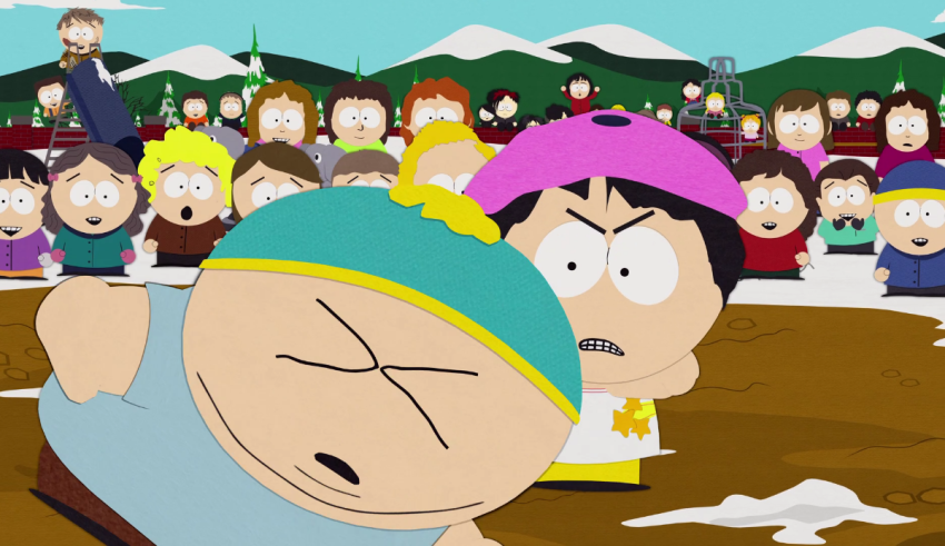 An image of a group of people in south park.