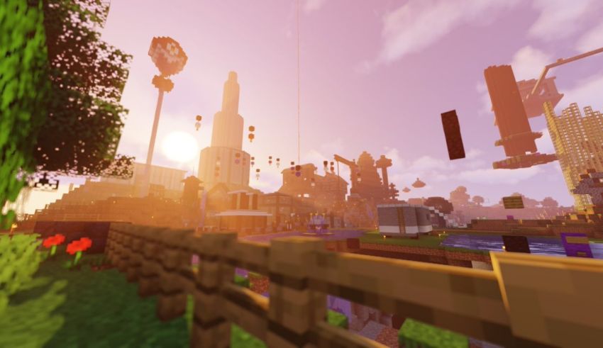 A screenshot of a minecraft scene.