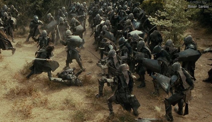 The lord of the rings - battle of the armies.