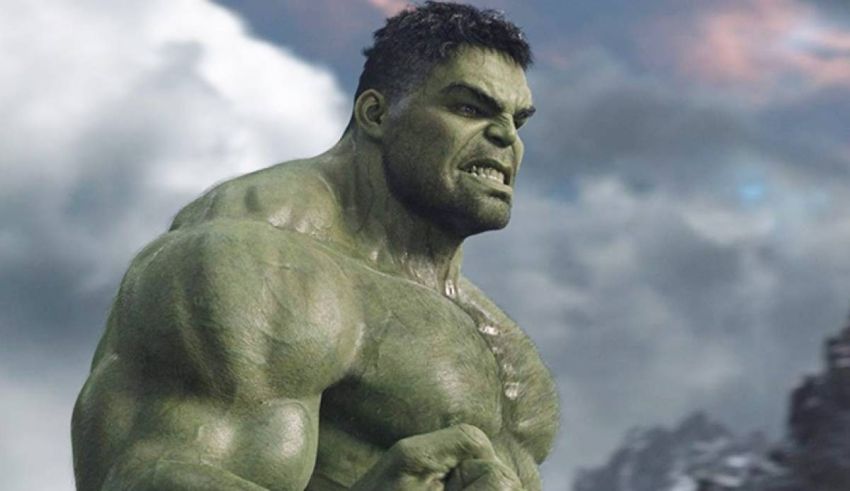 The incredible hulk in the avengers.