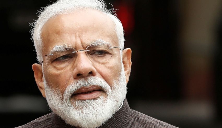 Prime minister modi with a beard and white beard.