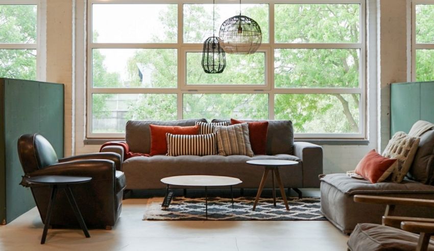 A living room with couches and a coffee table.