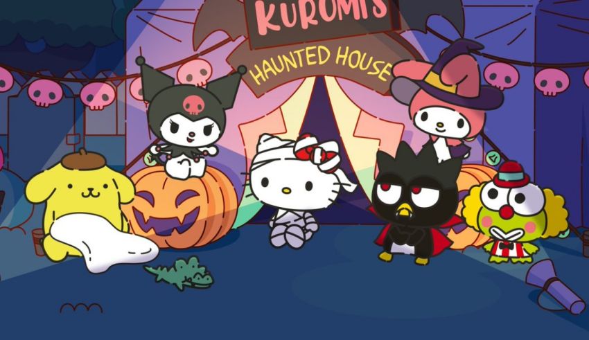 Hello kitty halloween haunted house.