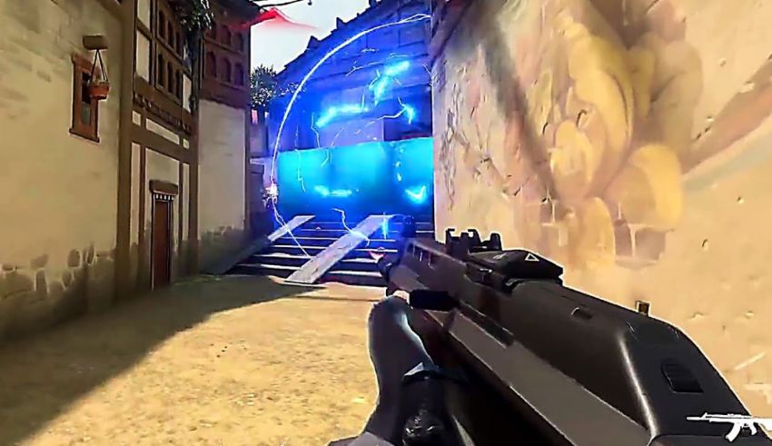 An image of a gun in a video game.
