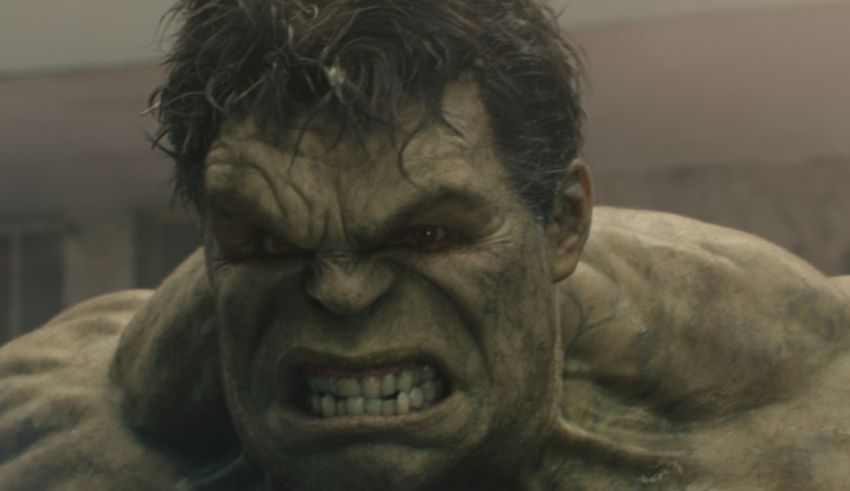 The incredible hulk in the avengers.