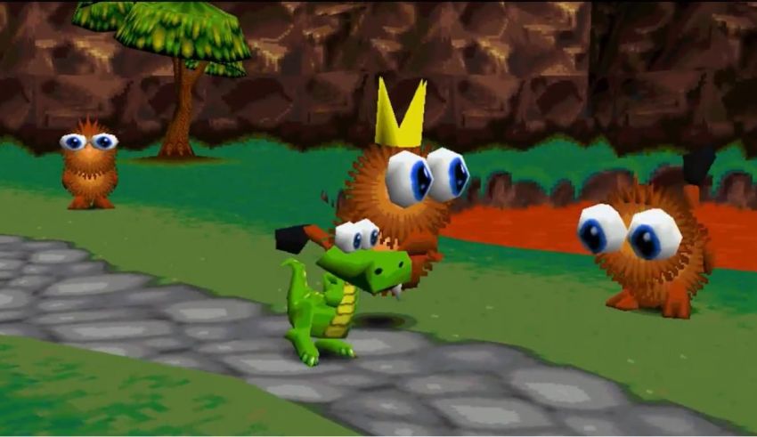 A screenshot of a video game showing a group of monsters.