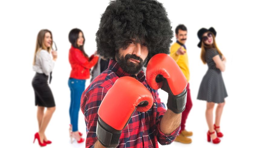 A group of people with boxing gloves.
