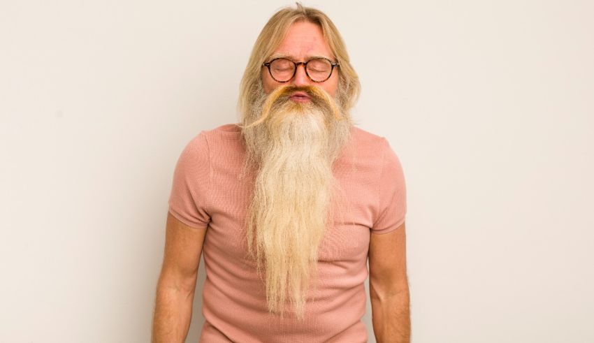 A man with a long beard and glasses.
