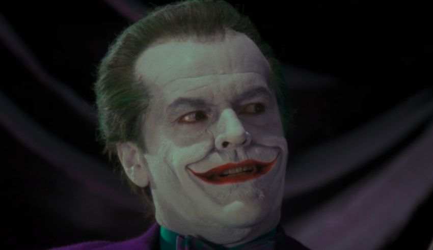 The joker in batman the dark knight.