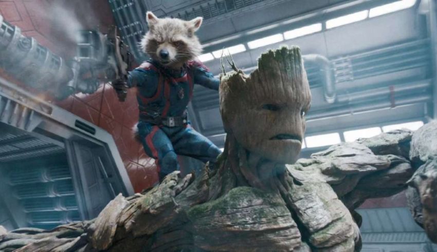 Guardians of the galaxy - rocket and groot.