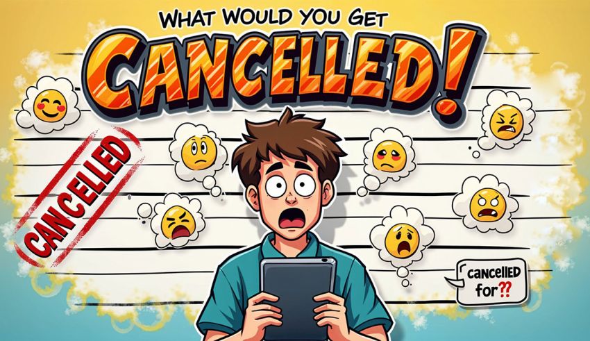 What Would You Get Cancelled for