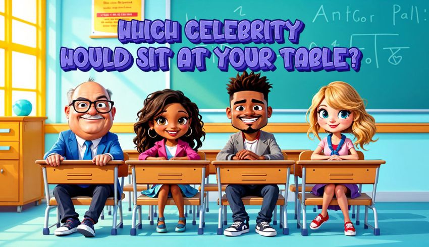 Which Celebrity Would Sit at Your Table at School